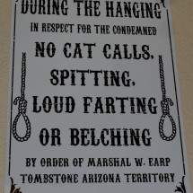 Indeed there was a lot of hanging in Tombstone at the end of the 19th century